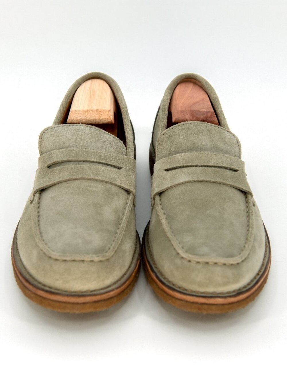 Astorflex Mokaflex Suede Loafers | Antilope Grey | Men's 42 EU (9 US)